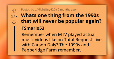 People Share Things From The 90s That Will Never Be Popular Again