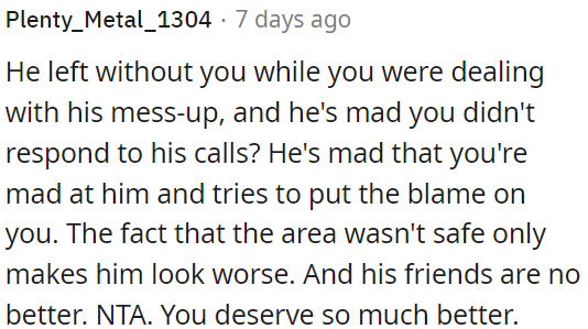 He doesn't seem like a good choice.