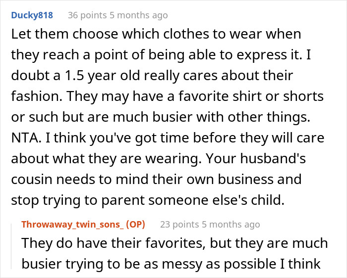 Your Husband's Cousin Needs to Mind Her Own Business