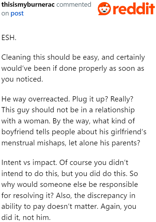 Redditors believe that both sides were in the wrong.