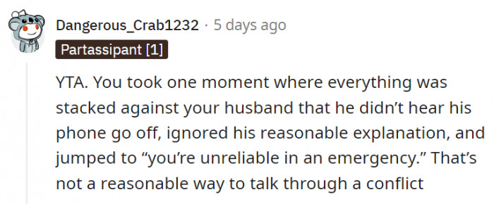 15. Some people think she blew it out of proportion