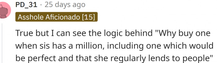 Maybe this is his logic?