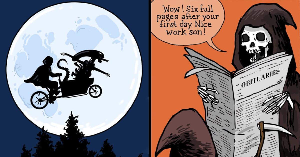 30 Of The Most Absurd Comics That Go Against Your Logic, As Shared By A Talented Artist Online