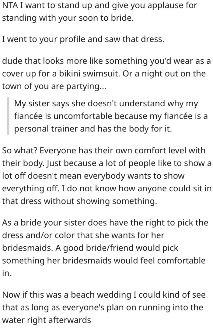 8. Not everyone is comfortable with showing off their body.