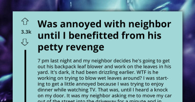 People Benefit From Their Neighbor's Petty Revenge On Their Kid After They Get Into Trouble