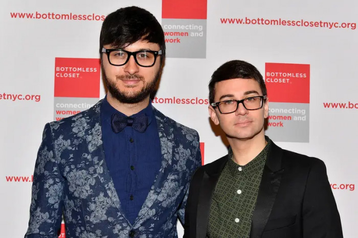 27. Here are Brad Walsh and Christian Siriano
