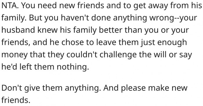 3. He should get away from them ASAP.