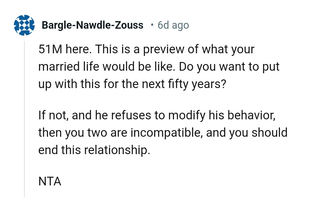 This is a preview of what married life will be like