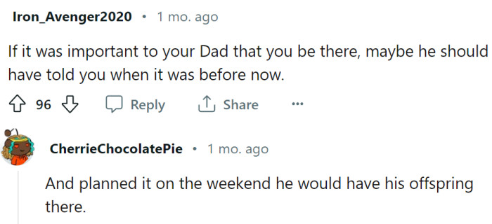 If it was that important, maybe they should've planned it better