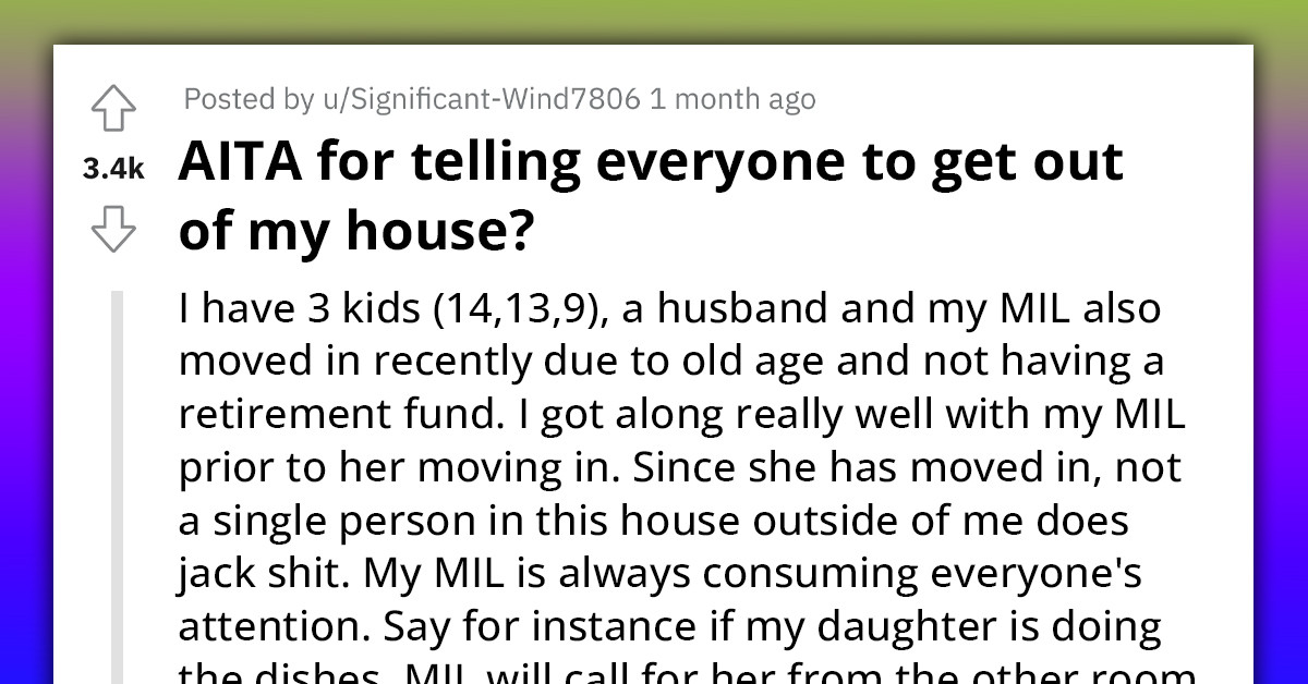 Redditor Asks If She Overreacted When She Told Her Family To Leave After Feeling Unsupported And Overwhelmed