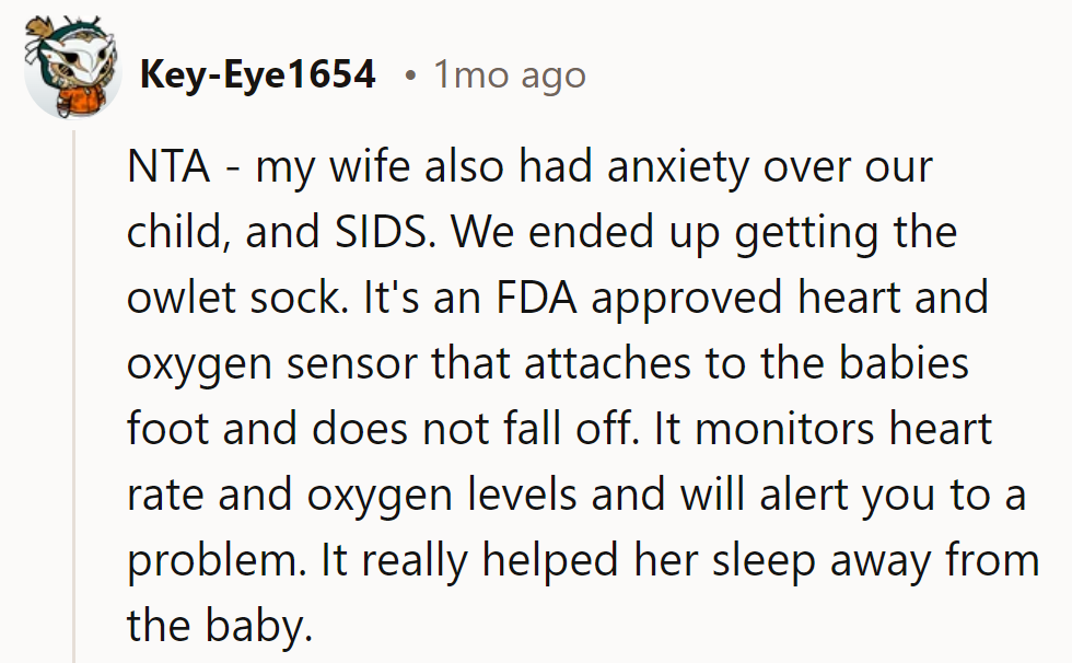 Owlet sock: because peace of mind is the best lullaby. Sweet dreams, parents!