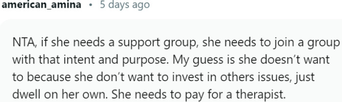 Seeking Therapy Might Be a More Appropriate Solution