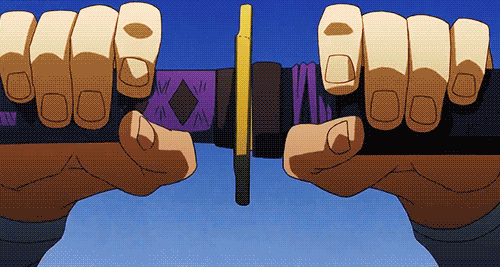 14. A sword will make a 