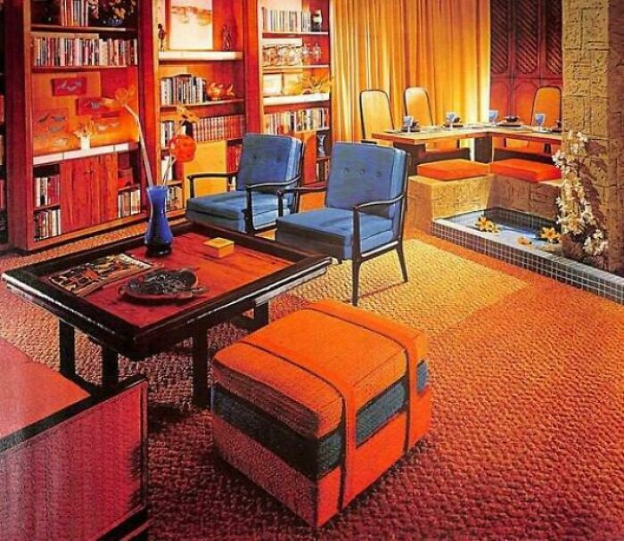 "A Florida Living Room From 📚 'The Use Of Color In Interiors' ©1978 By Albert O. Halse"