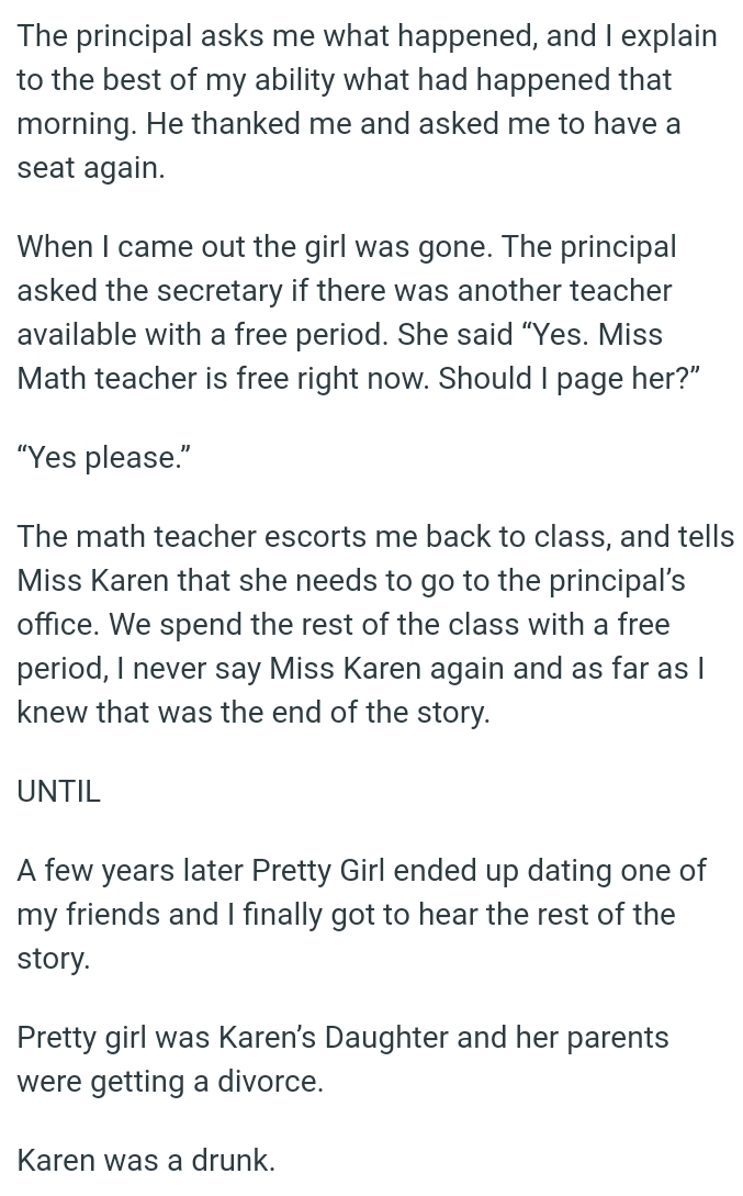 The principal asked the secretary if there was another teacher available with a free period