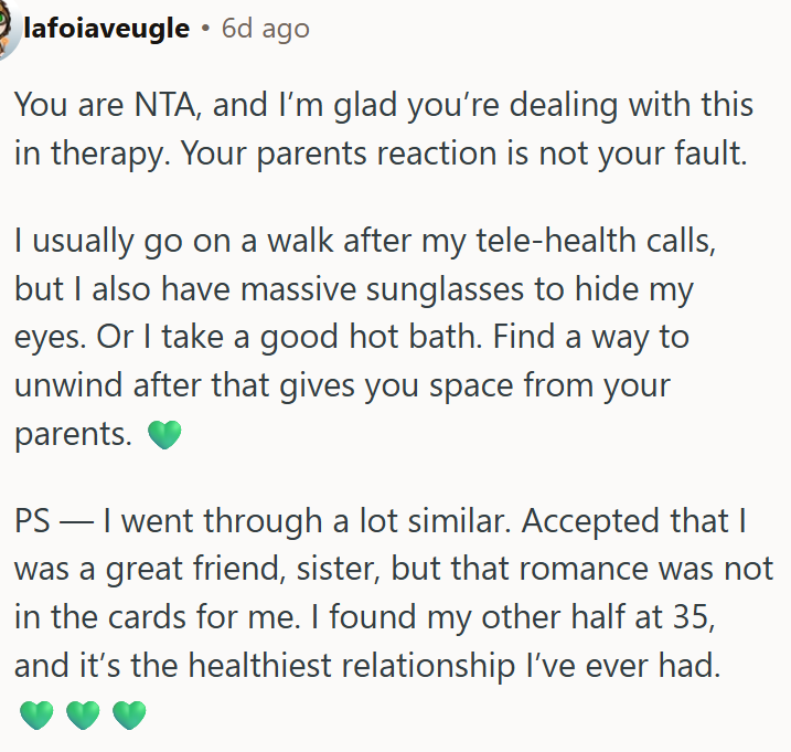Healing, self-care, and hope for love after family struggles.