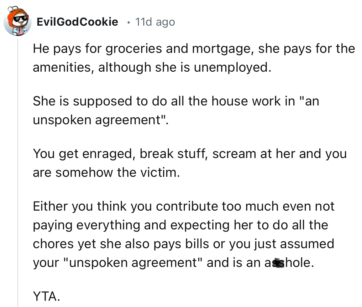 “You Get Enraged, Break Stuff, Scream at Her, and You Are Somehow the Victim?”