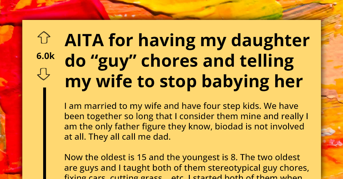 Lady Goes Off On Husband For Making Daughter Mow The Lawn, Insists She’s Too Young For “Guy Chores”