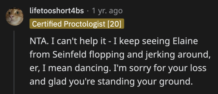 An interpretive dance is bad enough, but flailing about to 