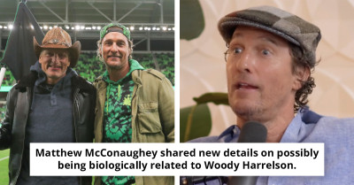 Matthew McConaughey and Woody Harrelson reveal ‘evidence’ that could prove they’re actually brothers