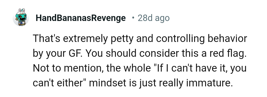 The OP should consider this a red flag