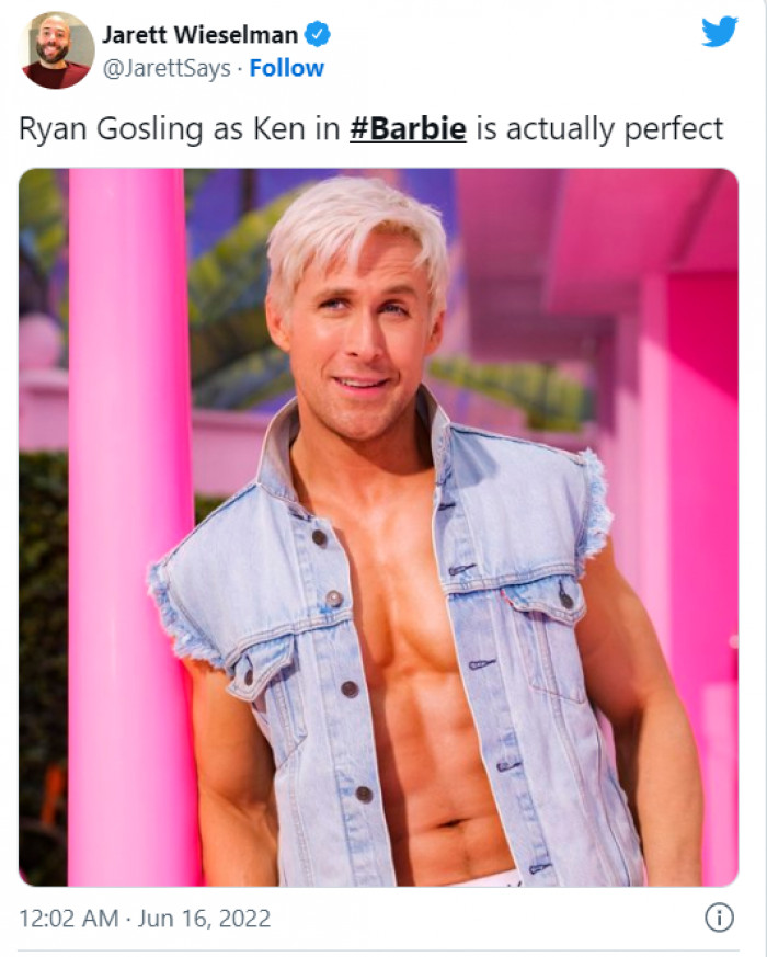 7. In some people's eyes, Gosling is just the perfect Ken