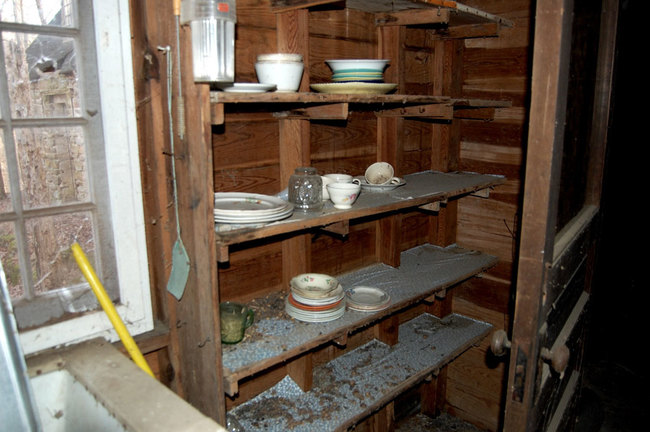 There are lots of pottery