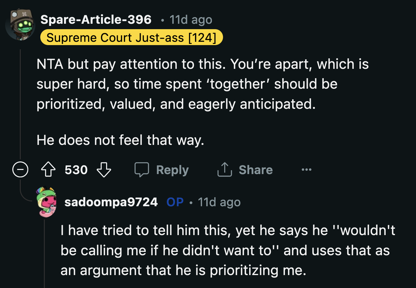 If your partner is not the first person you want to talk to at the end of a long day, why are you even in a relationship?