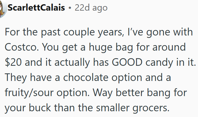 Costco Candy Bags Give the Best Value for About $20