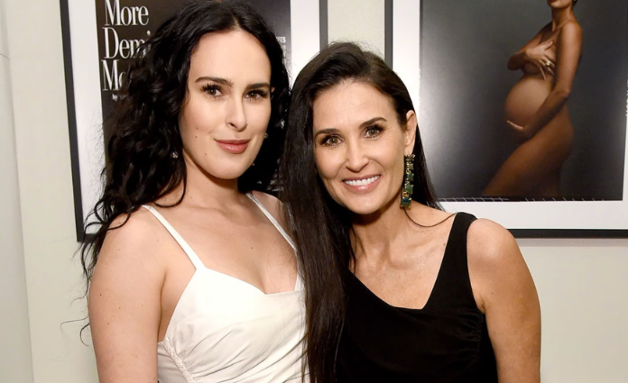 Demi Moore and Rumer Glenn Willis