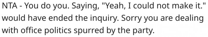 4. The Matter Has Become Office Politics.