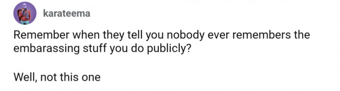 Everyone who witnessed that will remember it - it's been seared into their minds