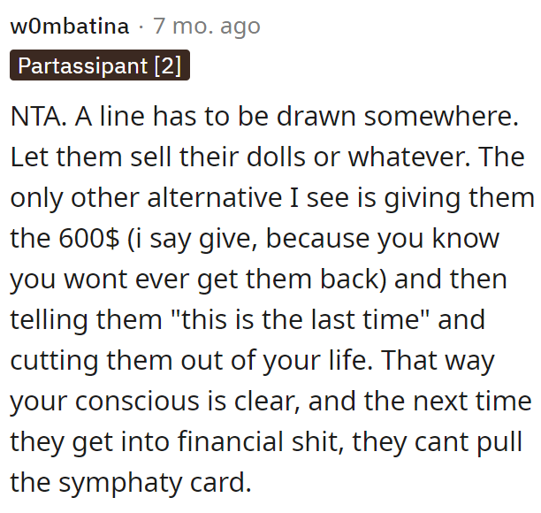 A line has to be drawn somewhere.