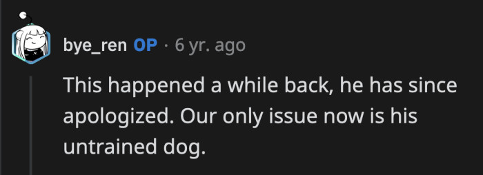 OP said food sharing didn't become an issue after the locks. Their only contention now is her roommate's untrained dog.