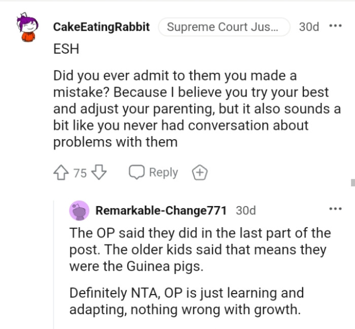 The OP ought to try his best and adjust the way he parents his kids