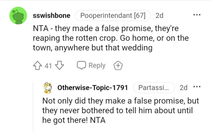 They made a false promise and are reaping the consequences