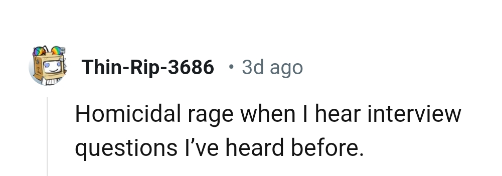 1. Interview questions you've heard before