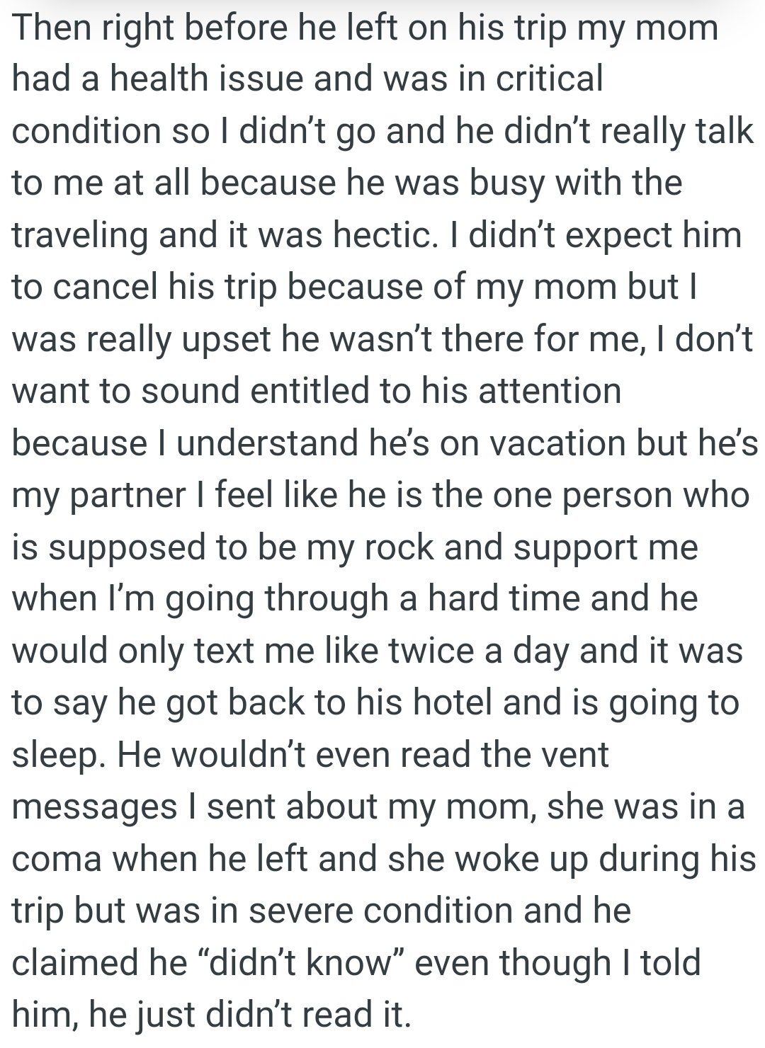 He's supposed to be the OP's rock