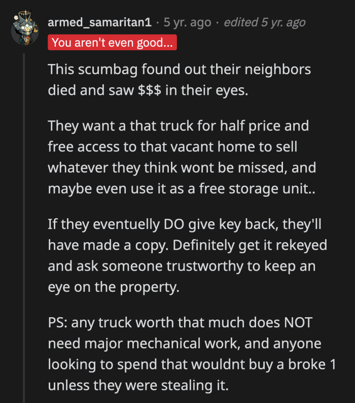 OP and his wife did the right thing by telling these people where they could go