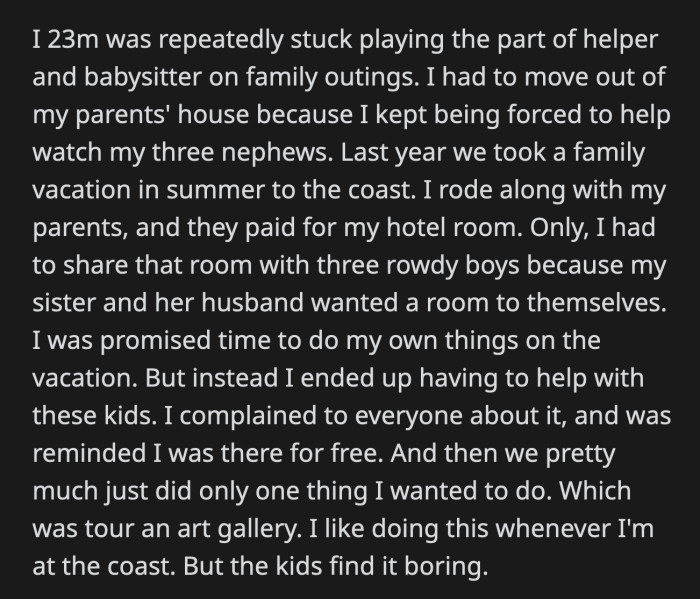 OP said he will have no problem affording his own expenses