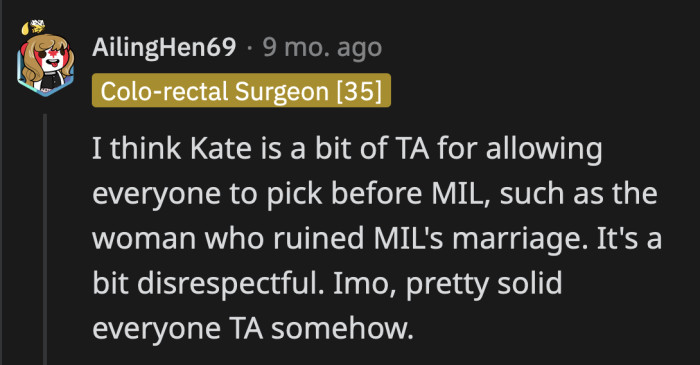 Some pointed out that Kate might not be completely innocent.