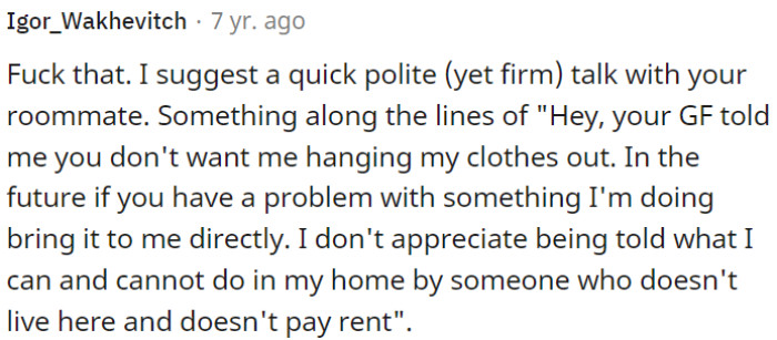 OP can address the issue politely but firmly.