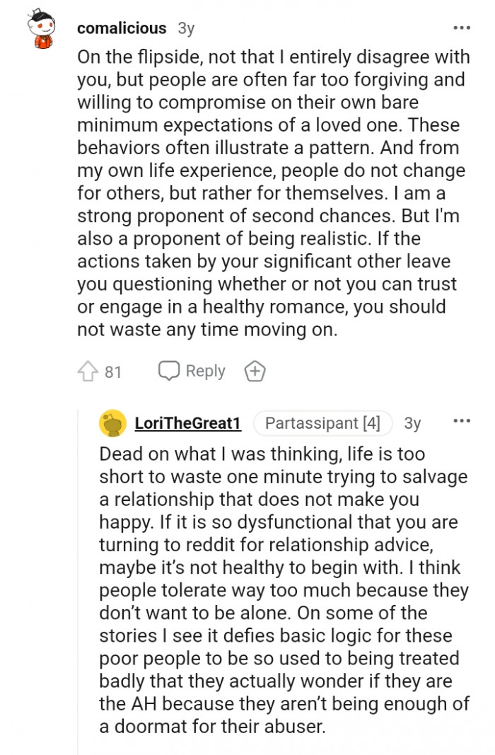 These behaviors often illustrate a pattern