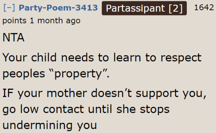 This kid needs to learn respect. The Switch isn't his to begin with.