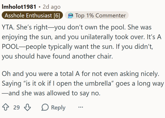 People want the sun...