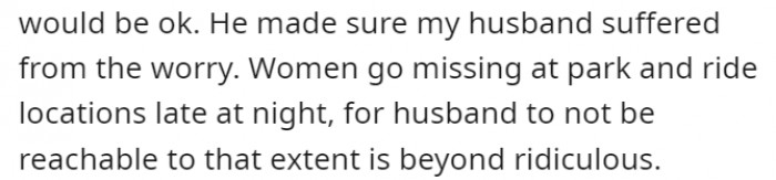 The sheriff made sure: