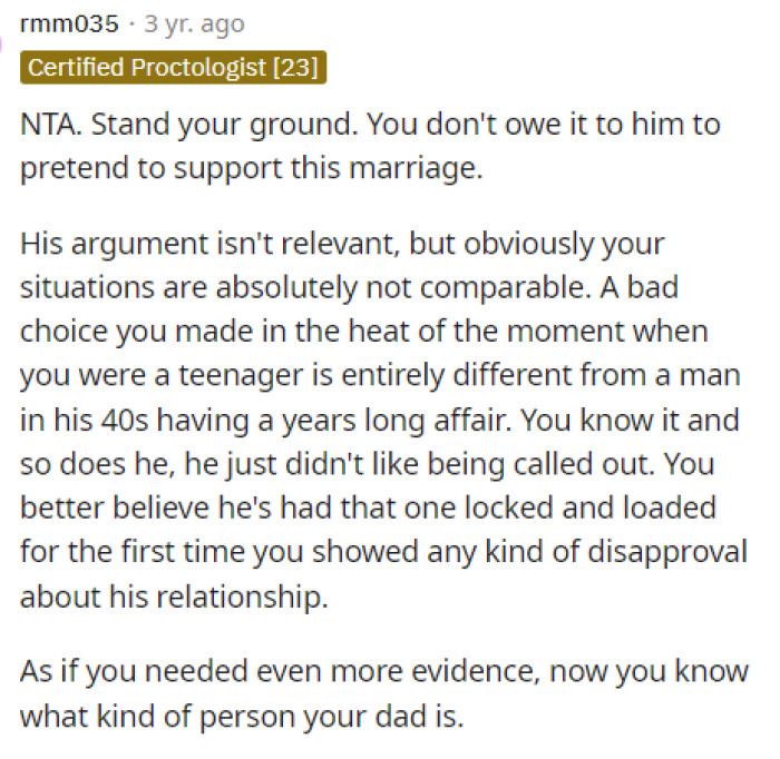 We love this comment because it expressed everything we were thinking when we read this post.