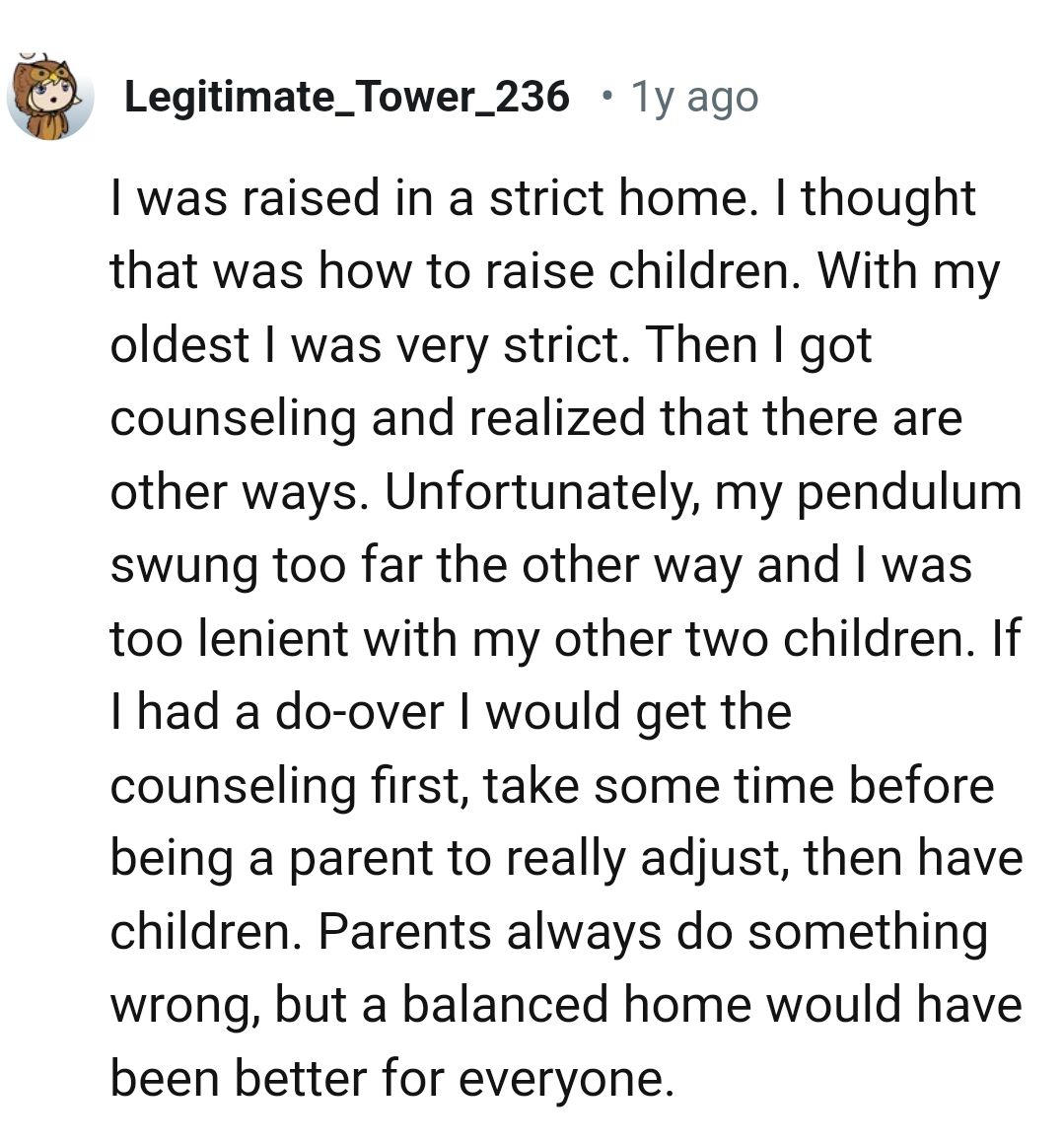 20. Being raised in a strict home