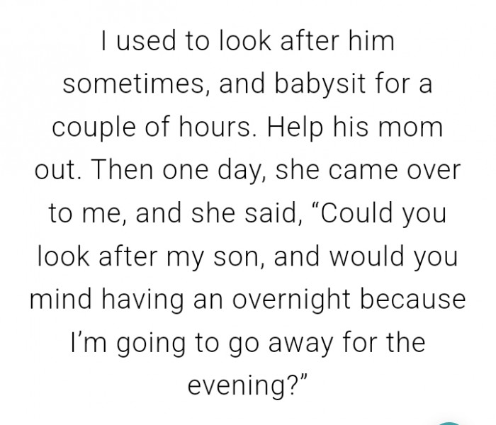 Could you look after my son...