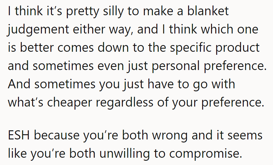 ESH: Can't agree on brands? Time for a taste-off!